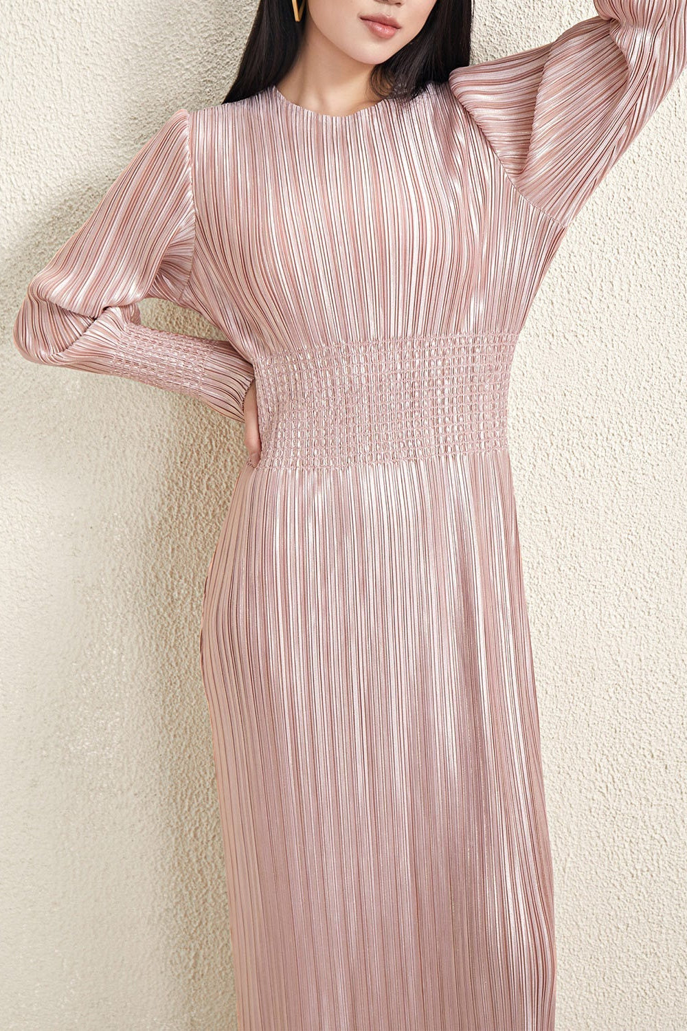 PLEATS PLEASE ISSEY MIYAKE Style Waist-Pleated Dress