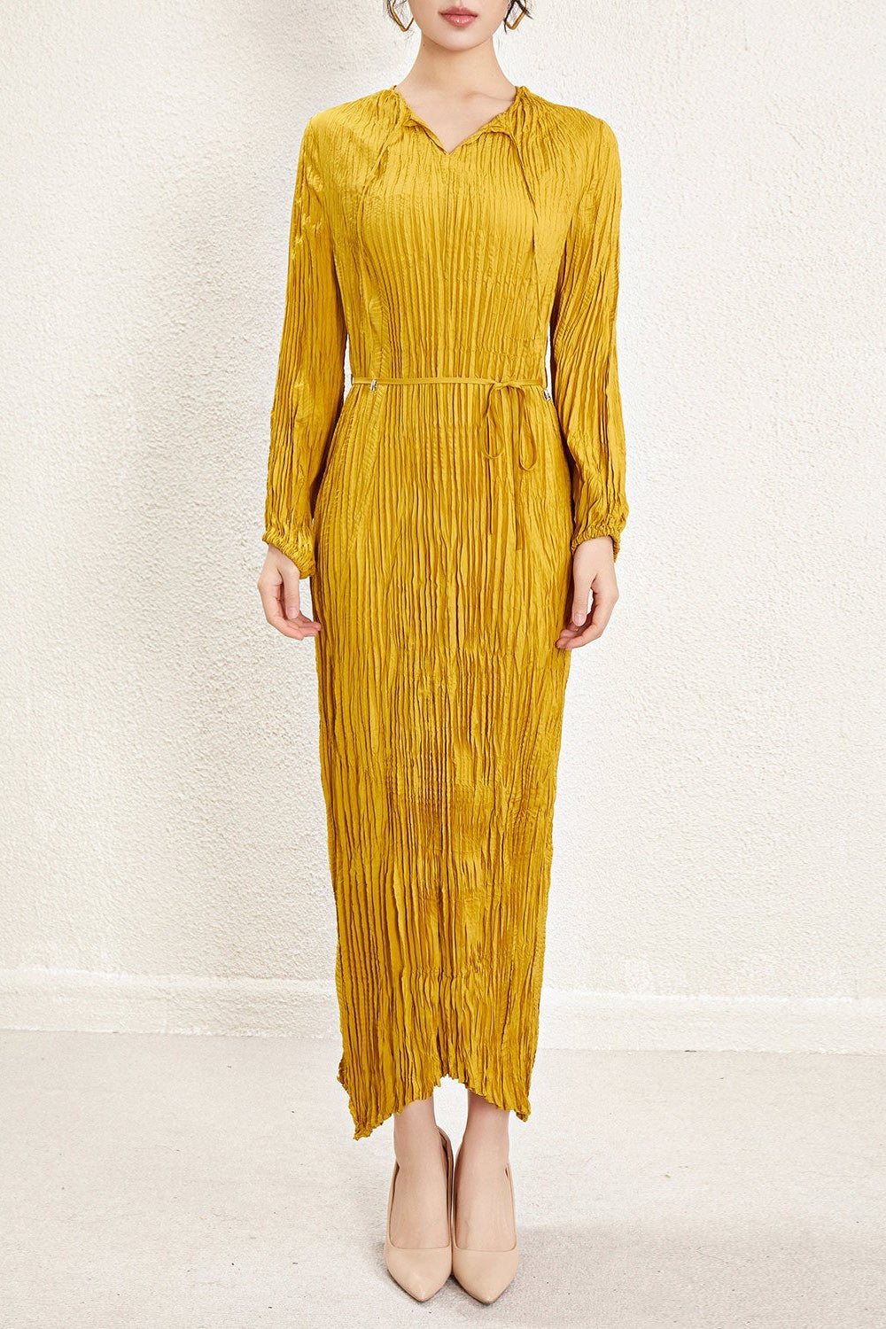PLEATS PLEASE ISSEY MIYAKE Style Irregular Pleated Dress
