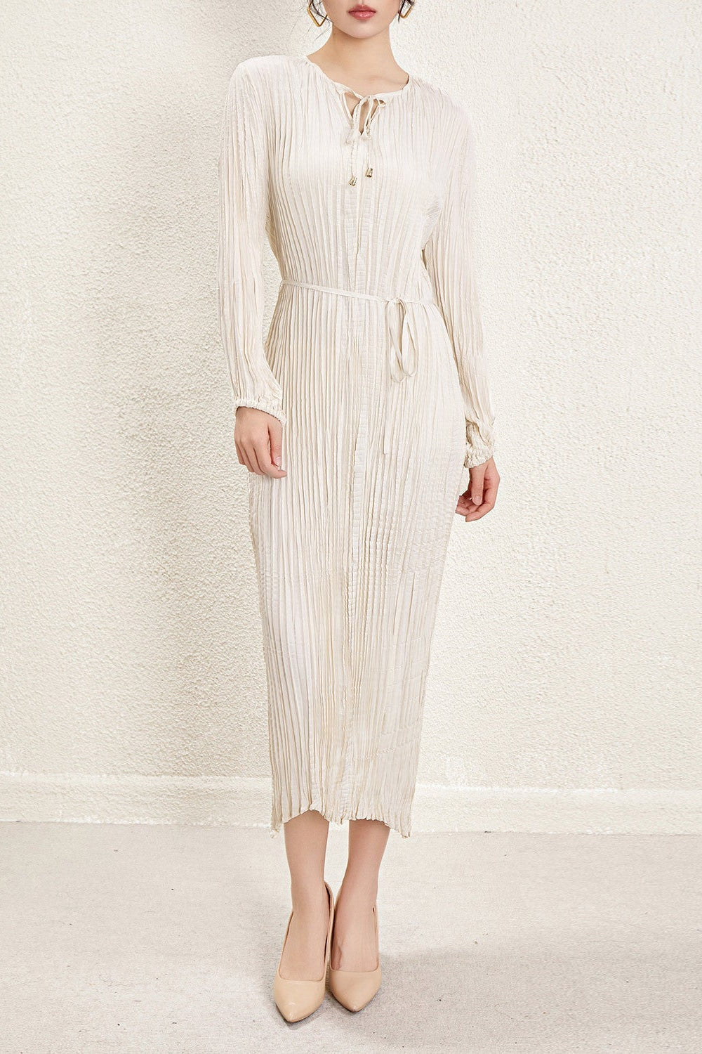 PLEATS PLEASE ISSEY MIYAKE Style Irregular Pleated Dress