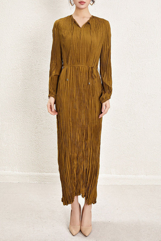 PLEATS PLEASE ISSEY MIYAKE Style Irregular Pleated Dress