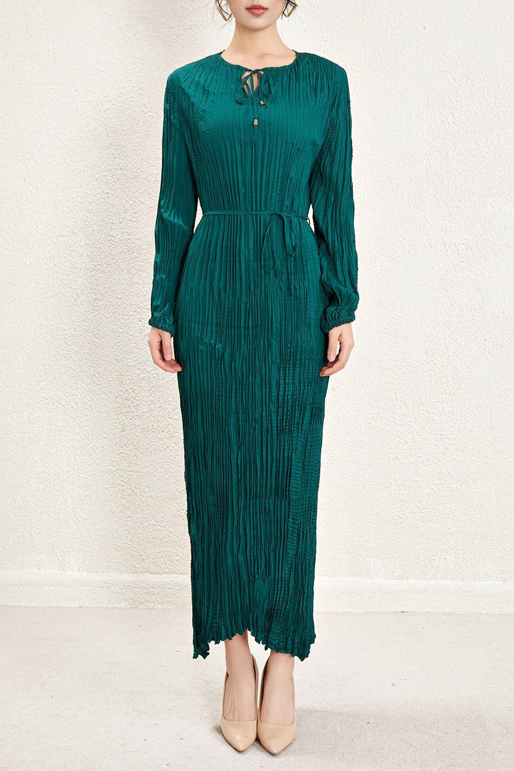 PLEATS PLEASE ISSEY MIYAKE Style Irregular Pleated Dress