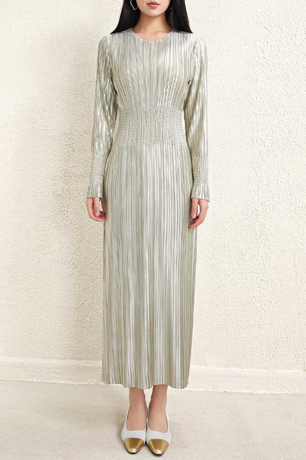 PLEATS PLEASE ISSEY MIYAKE Style Waist-Pleated Dress