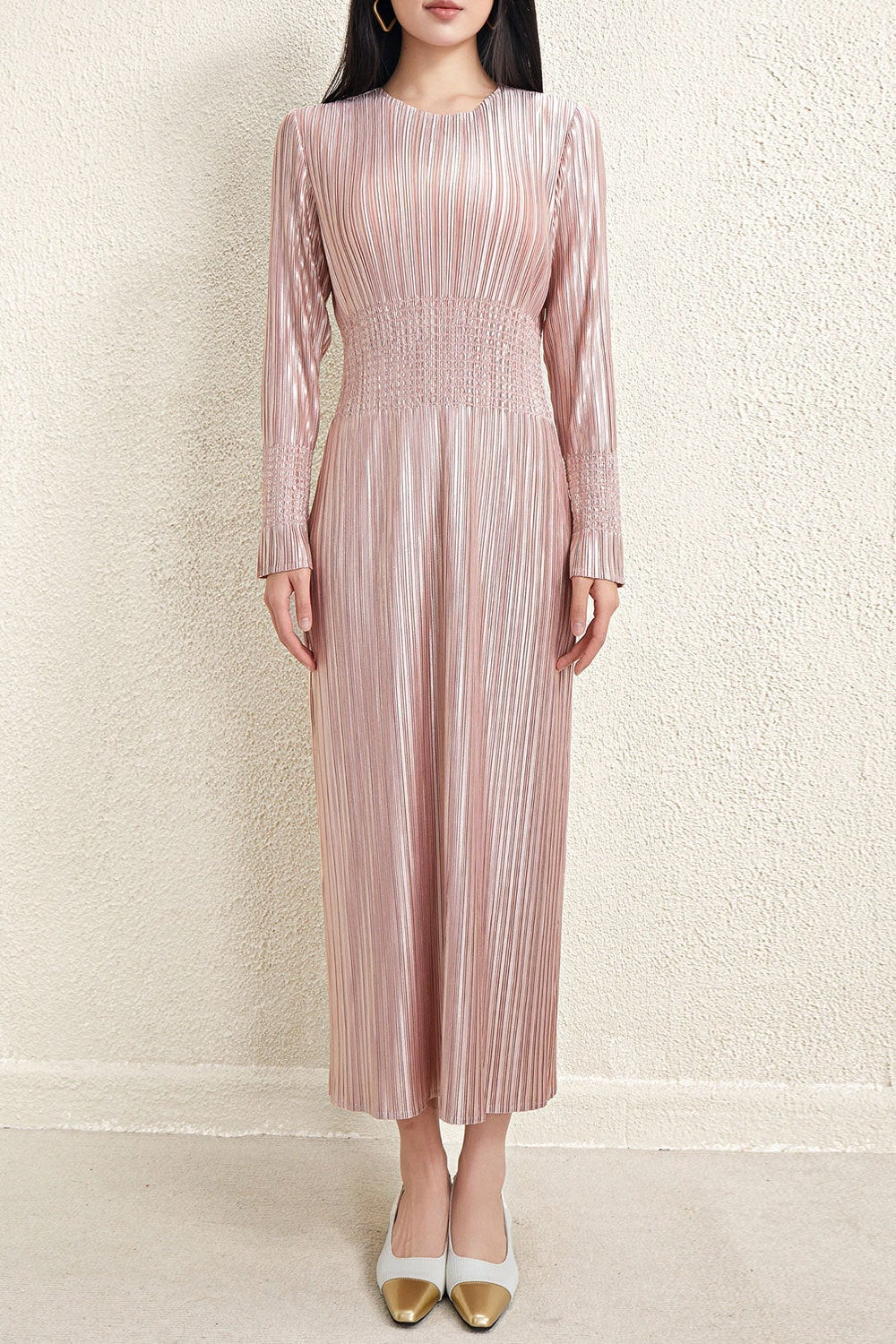 PLEATS PLEASE ISSEY MIYAKE Style Waist-Pleated Dress
