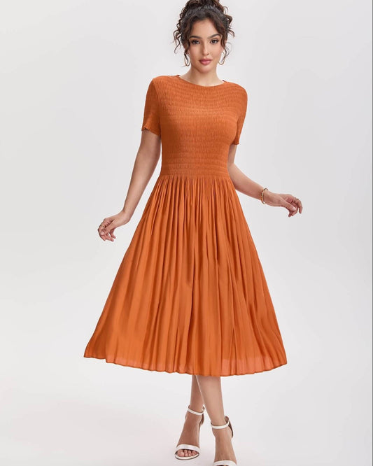 PLEATS PLEASE ISSEY MIYAKEPleated Art Midi Dress