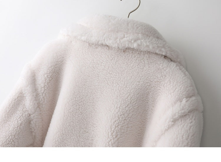 Max Mara Style Teddy Bear Icon 100% Wool&Cashmere Coat–Ivory
