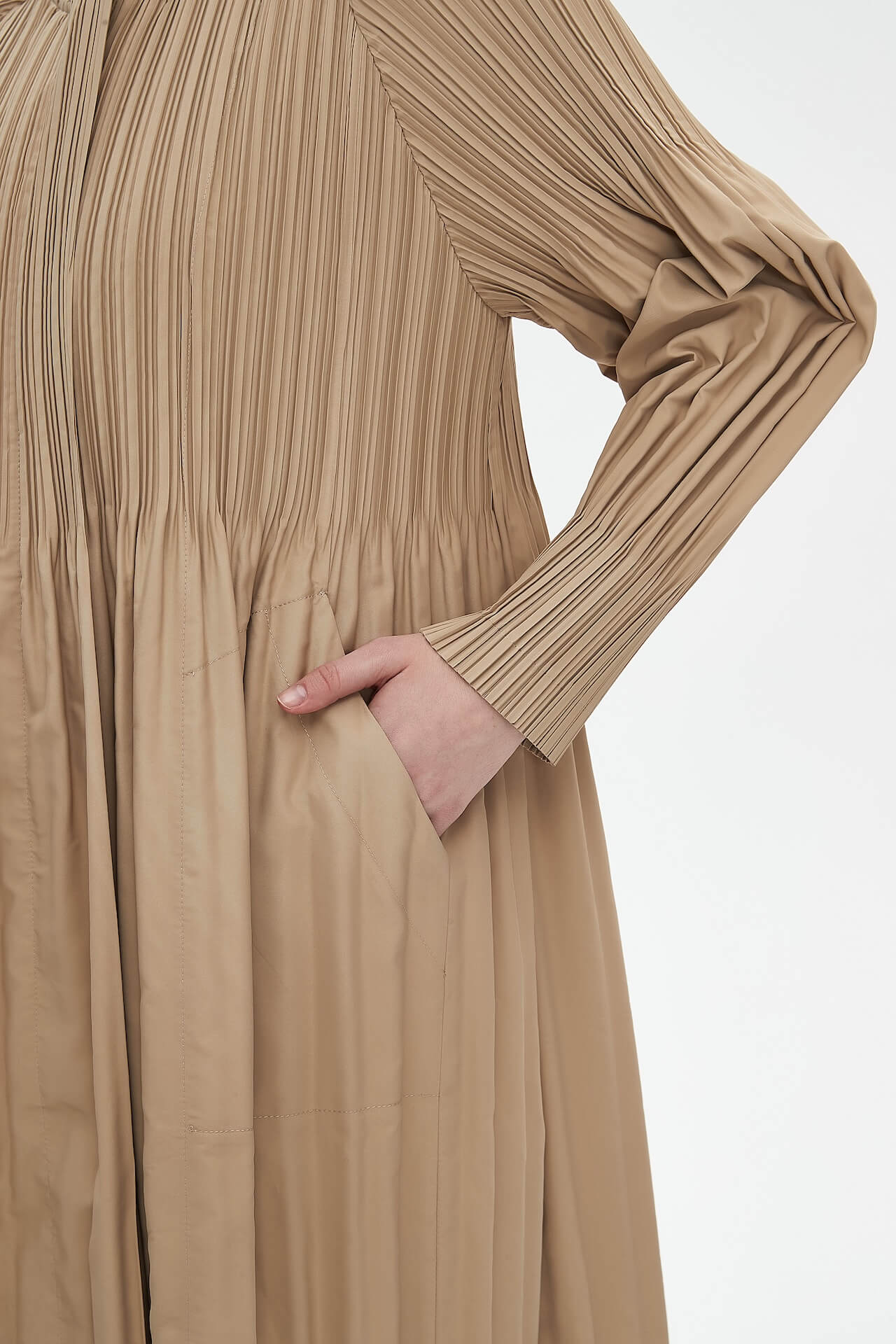 PLEATS PLEASE ISSEY MIYAKE Style Hooded Coat for Women – Lightweight & Breathable