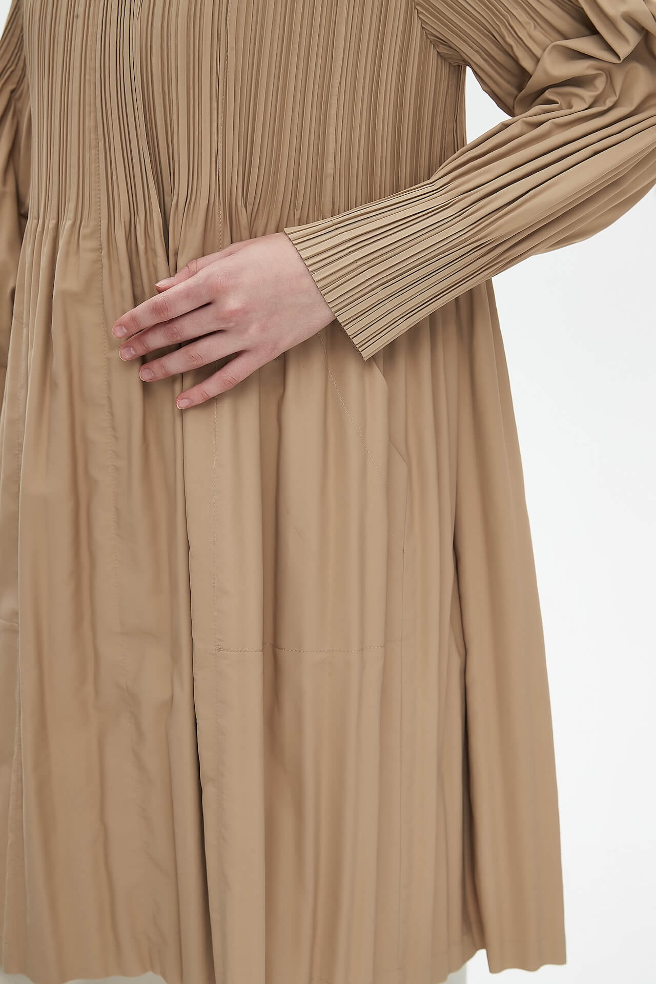 PLEATS PLEASE ISSEY MIYAKE Style Hooded Coat for Women – Lightweight & Breathable